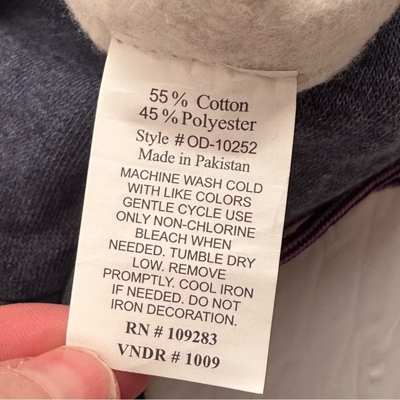 Ocean Drive navy blue and cream colorblock shorts - Picture 6 of 9